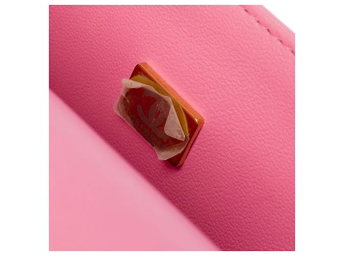 Borsa CHANEL Timeless/Classique in Pelle Rosa - 103968 - vista 8