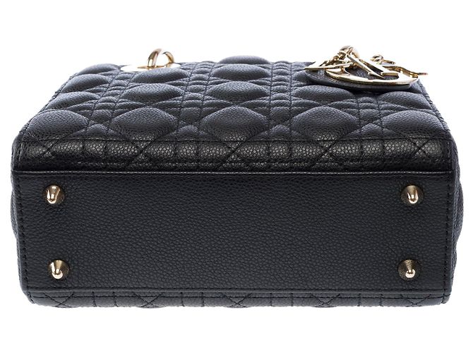 Autre Marque Borsa DIOR Lady Dior in Pelle Nera - 103953 Nero - vista 11