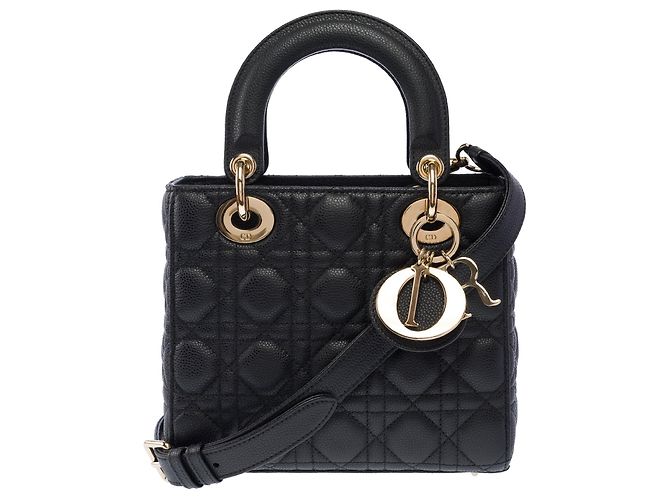 Autre Marque Borsa DIOR Lady Dior in Pelle Nera - 103953 Nero - vista 3