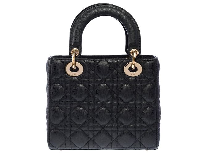 Autre Marque Borsa DIOR Lady Dior in Pelle Nera - 103953 Nero - vista 4