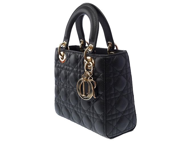 Autre Marque Borsa DIOR Lady Dior in Pelle Nera - 103953 Nero - vista 5