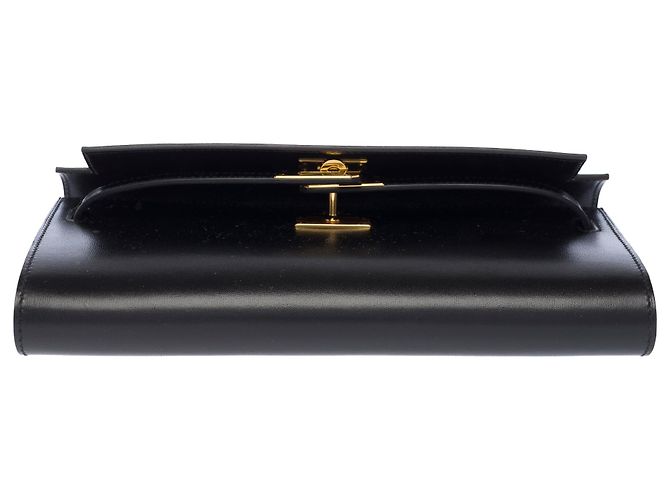 Hermès Borsa HERMES Kelly to go in Pelle Nera - 103956 Nero - vista 10