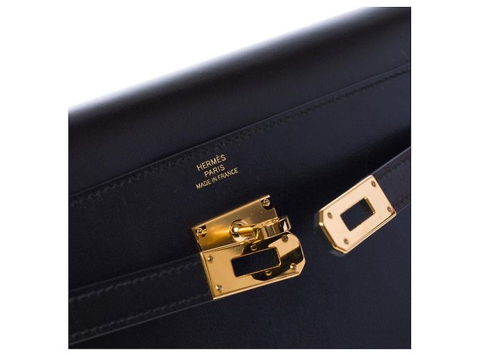Hermès Borsa HERMES Kelly to go in Pelle Nera - 103956 Nero - vista 7