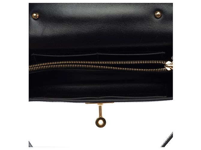 Hermès Borsa HERMES Kelly to go in Pelle Nera - 103956 Nero - vista 9