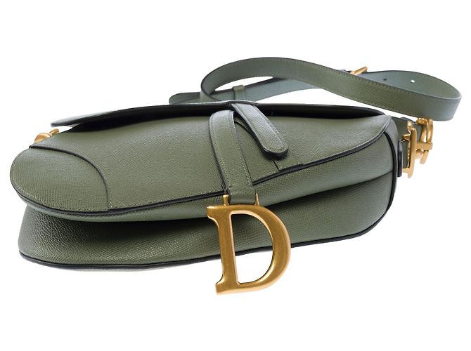 Autre Marque Borsa DIOR Saddle in Pelle Verde - 103952 - vista 11