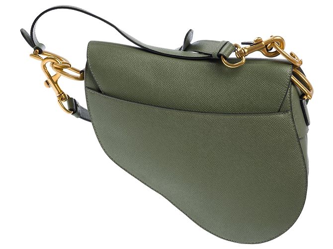 Autre Marque Borsa DIOR Saddle in Pelle Verde - 103952 - vista 4