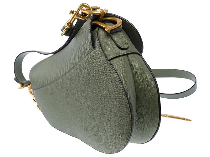 Autre Marque Borsa DIOR Saddle in Pelle Verde - 103952 - vista 6