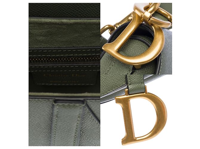 Autre Marque Borsa DIOR Saddle in Pelle Verde - 103952 - vista 7