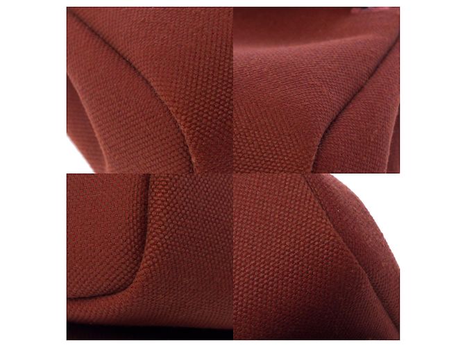 Hermès Bolso HERMES Herbag en Lona Roja - 103958 - vista 12