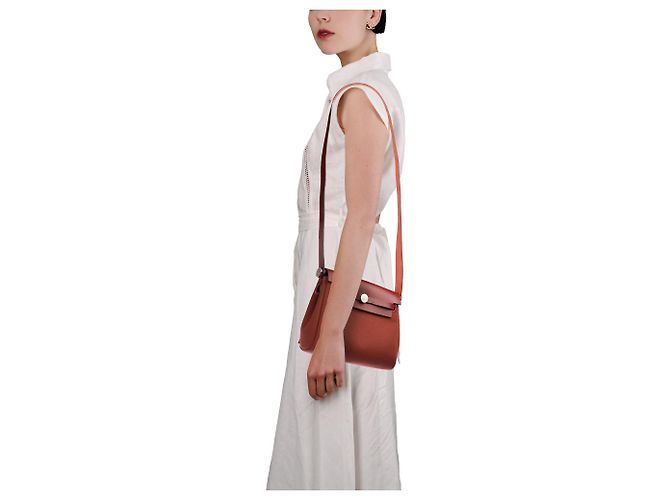 Hermès Bolso HERMES Herbag en Lona Roja - 103958 - vista 13