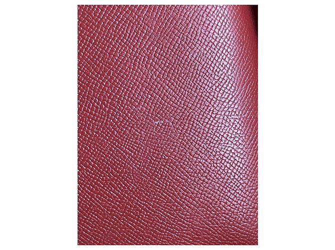 Borsa Hermès Evelyne TPM in pelle rossa Rosso - vista 11