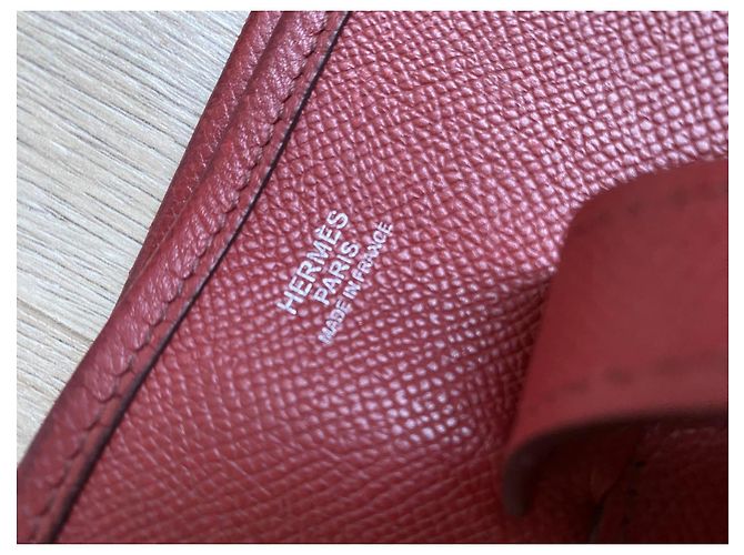 Borsa Hermès Evelyne TPM in pelle rossa Rosso - vista 2