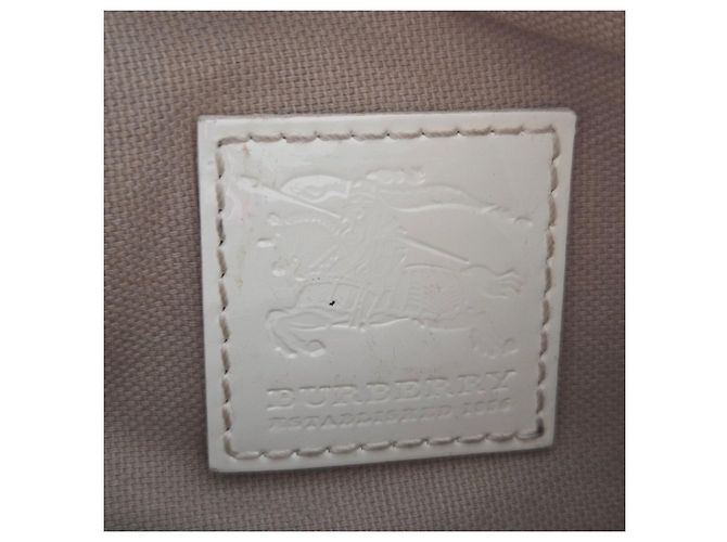 Borsa Burberry Olympia Tela Stampata Cuori Nova Check Marrone Multicolore Beige - vista 11