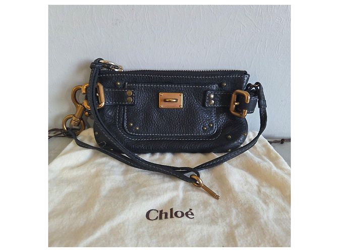 Mini bolso Chloé Paddington de cuero negro - vista 7