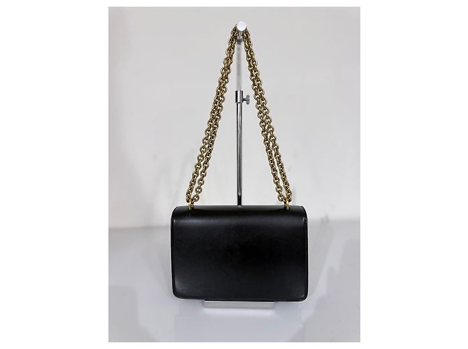 Valentino Garavani Bolso de hombro Vain en piel negra Negro - vista 3