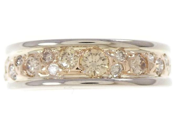 Autre Marque Anello Kashikey Au750 Oro Rosa Au750 Oro Bianco Diamante D'oro - vista 2