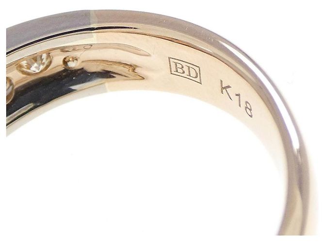Autre Marque Anello Kashikey Au750 Oro Rosa Au750 Oro Bianco Diamante D'oro - vista 4
