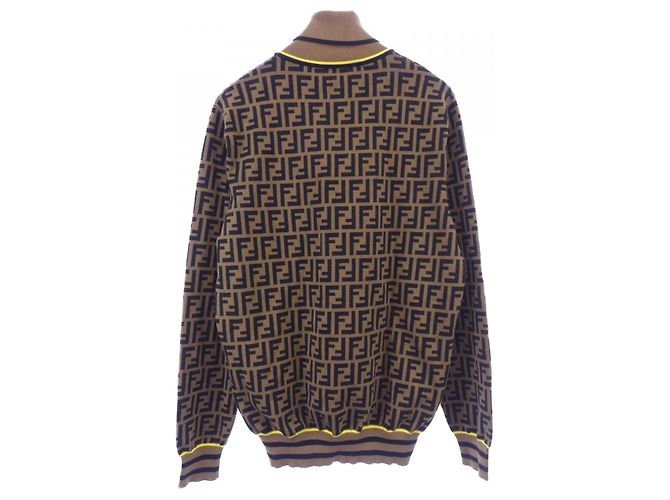 Fendi Official Product Name Top Braun Schwarz - Ansicht 2