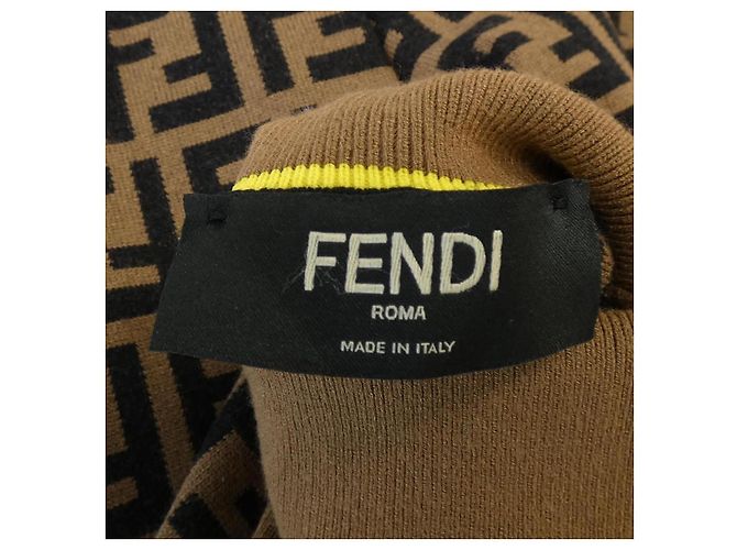 Fendi Official Product Name Top Braun Schwarz - Ansicht 5