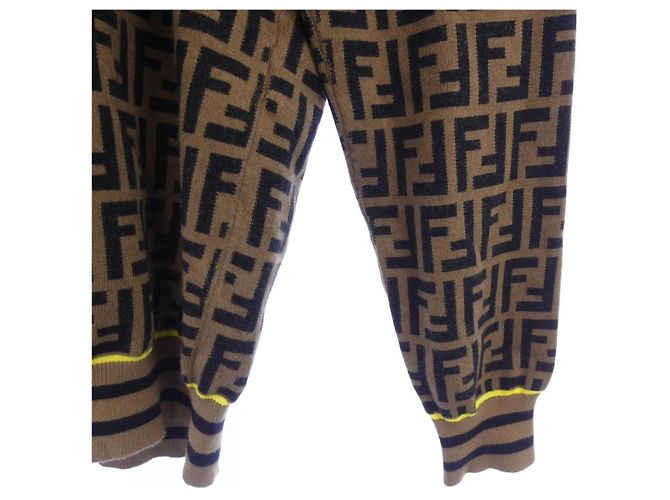 Fendi Official Product Name Top Braun Schwarz - Ansicht 7