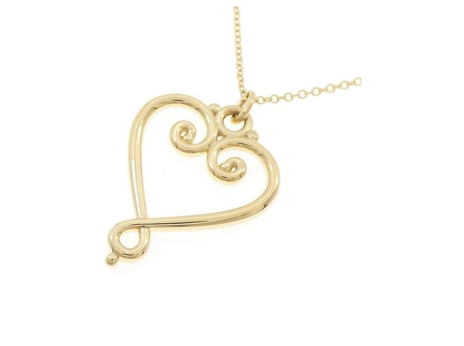 Tiffany & Co Collana Tiffany Goldoni Heart in oro giallo Au750 D'oro - vista 4