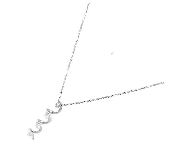 Autre Marque Collar de diamantes Au750 Plata - vista 2
