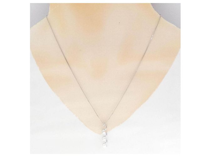 Autre Marque Collar de diamantes Au750 Plata - vista 6