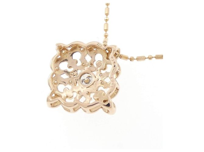 Autre Marque Collana in oro rosa Au750 e diamanti - vista 4