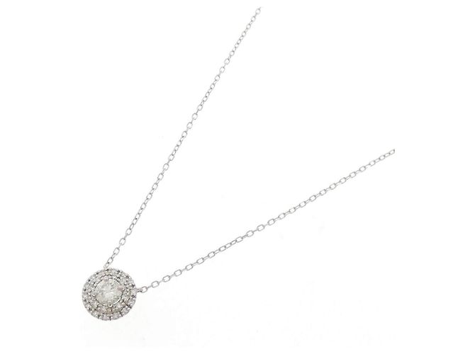 Autre Marque Collar de diamantes Pt900 Pt850 Plata - vista 2