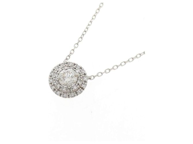 Autre Marque Collar de diamantes Pt900 Pt850 Plata - vista 3