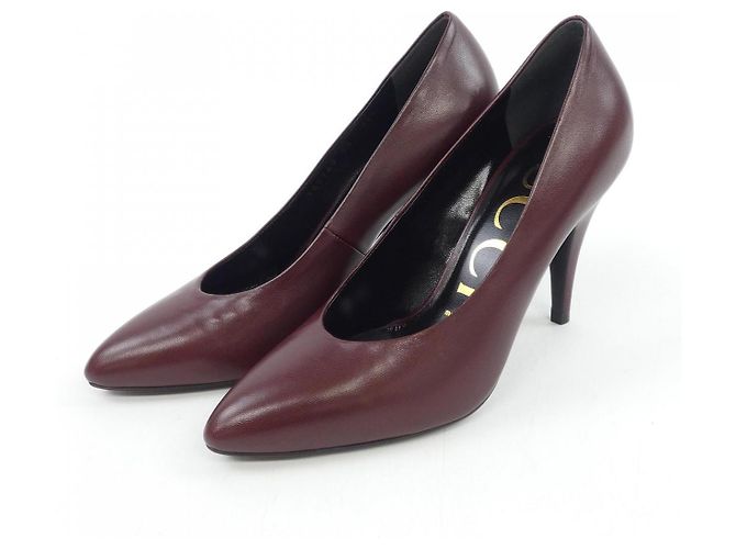Décolleté Gucci 589769 C9D00 Rosso - vista 3
