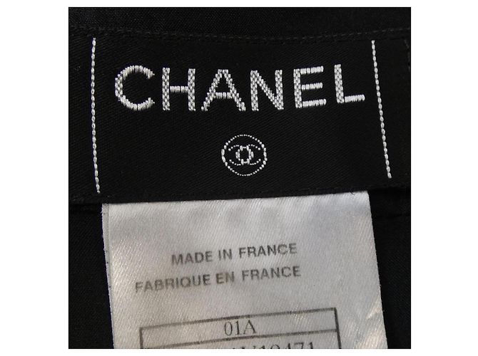 Falda de mezcla de cachemira Chanel P18201V10471 01A Negro - vista 4