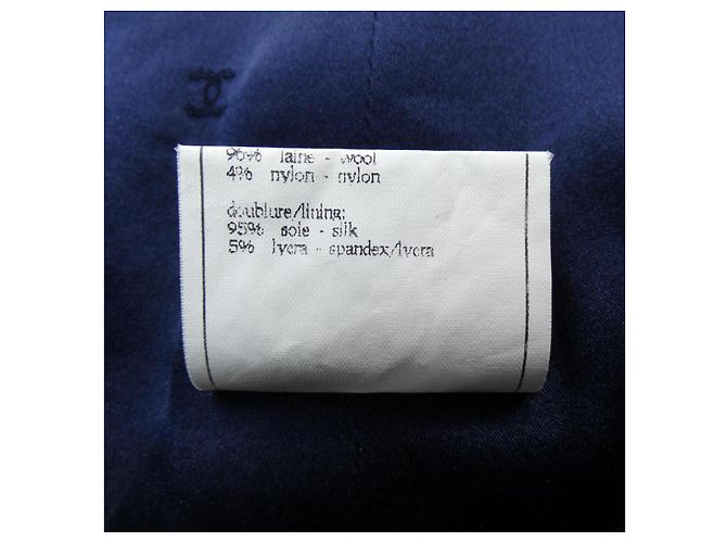 Chanel P05801V04346 95A Anzug Blau Marineblau - Ansicht 4
