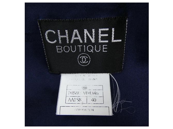 Chanel P05801V04346 95A Anzug Blau Marineblau - Ansicht 5