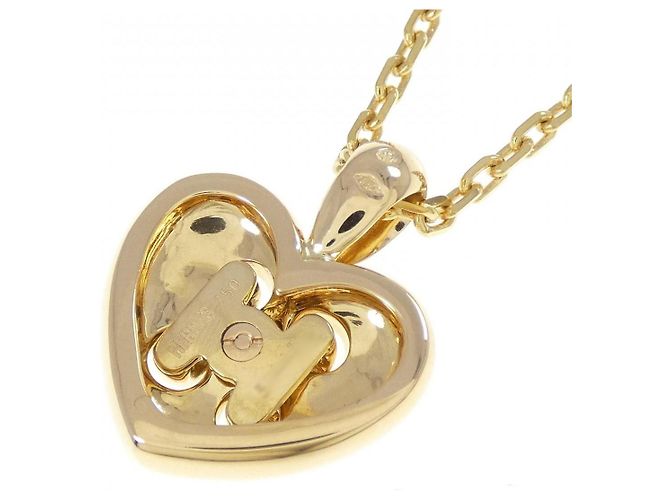 Hermès Cœur Oran Pendant Au750 Halskette Golden - Ansicht 4
