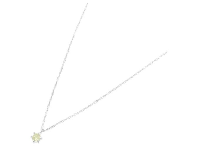 Autre Marque Collar de oro blanco Au750 y diamantes Plata - vista 2