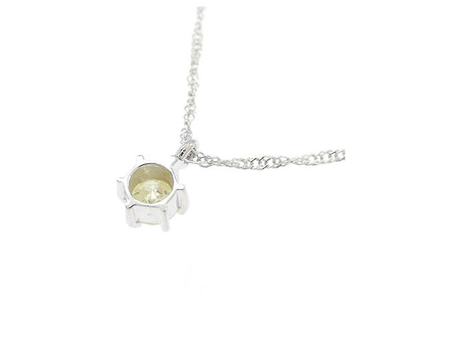Autre Marque Collar de oro blanco Au750 y diamantes Plata - vista 4