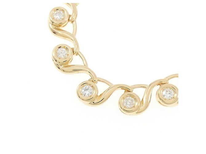Autre Marque Diamantenhalskette Au750 Golden - Ansicht 3