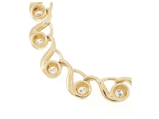 Autre Marque Diamantenhalskette Au750 Golden - Ansicht 4
