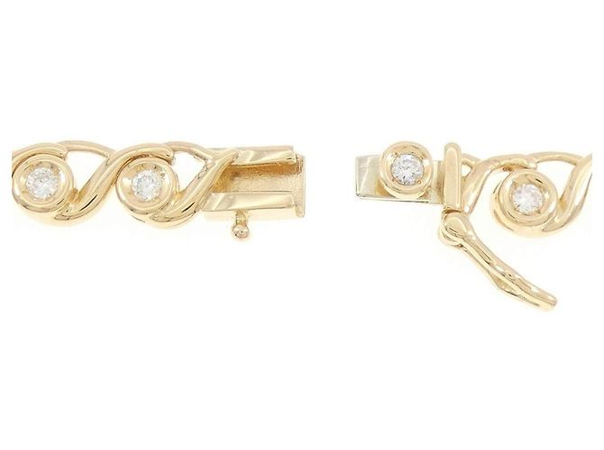 Autre Marque Diamantenhalskette Au750 Golden - Ansicht 5