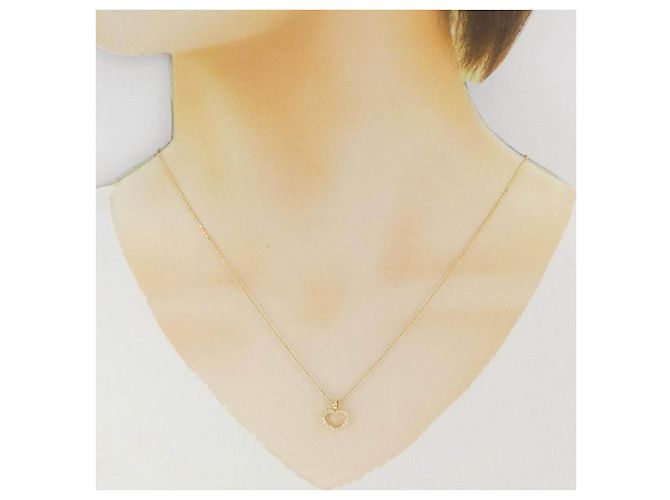 Autre Marque Au750 Herz-Diamant-Halskette Golden - Ansicht 6