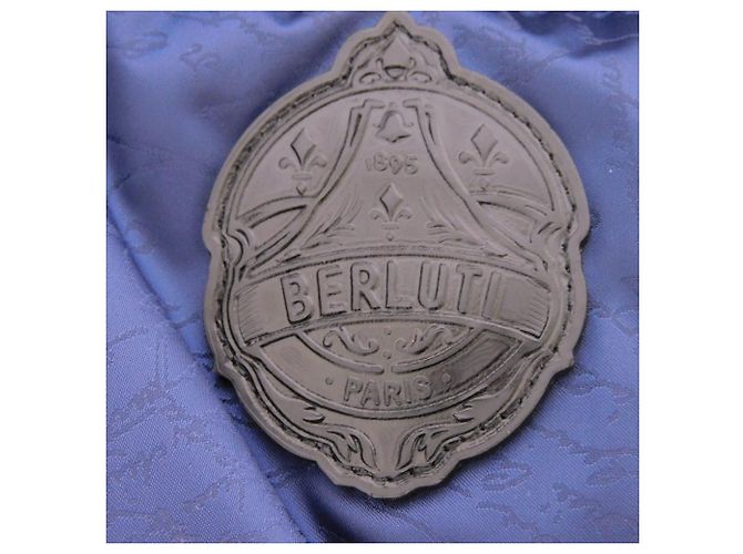 Berluti Scritto Daunenjacke Blau - Ansicht 5