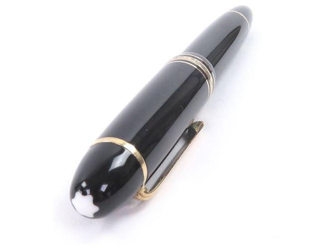 MONTBLANC Meisterstuck Au750 Füllfederhalter Schwarz - Ansicht 4