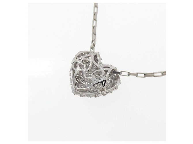 Autre Marque Collar de oro blanco Au750 y diamantes Plata - vista 4