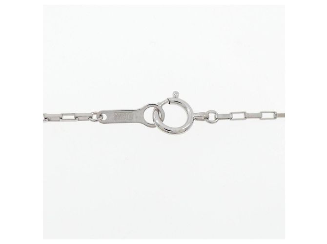 Autre Marque Collar de oro blanco Au750 y diamantes Plata - vista 5