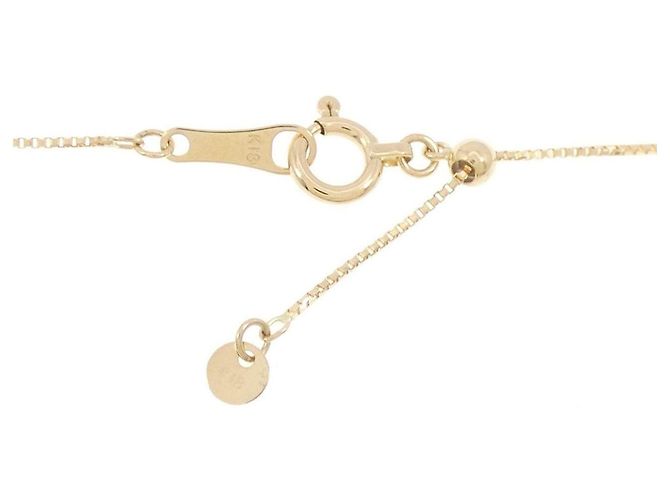 Autre Marque Au750 Blumen-Diamant-Halskette Golden - Ansicht 5