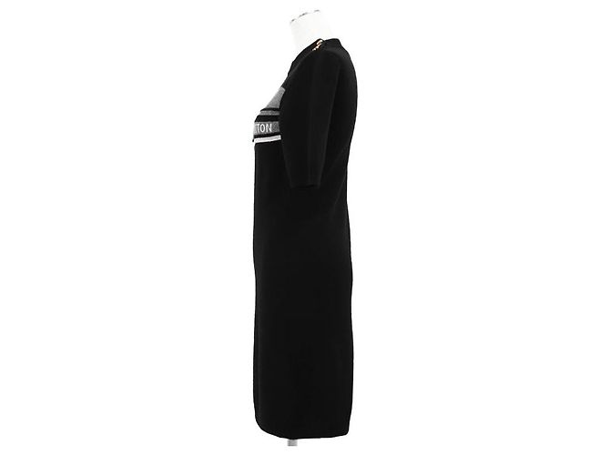 Vestido de cachemira con intarsia Signature Louis Vuitton - vista 13