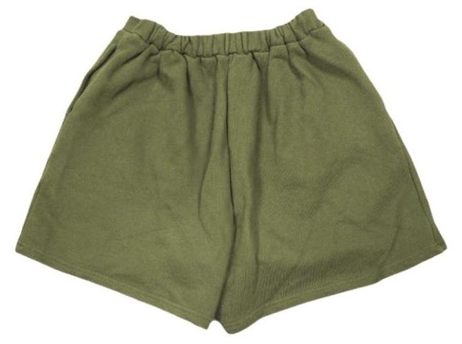 Autre Marque WILLFULLY front tuck relax sweat short PT Cotton Shorts Verde Verde oliva - vista 2