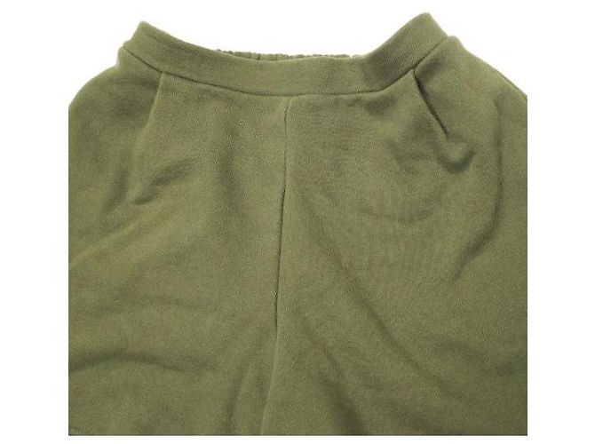 Autre Marque WILLFULLY front tuck relax sweat short PT Cotton Shorts Verde Verde oliva - vista 3