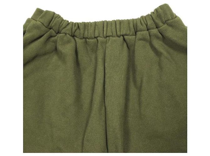 Autre Marque WILLFULLY front tuck relax sweat short PT Cotton Shorts Verde Verde oliva - vista 4